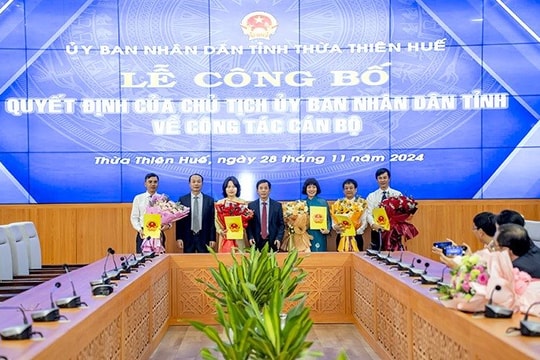 TT-Huế: Bổ nhiệm 03 Phó Giám đốc Sở