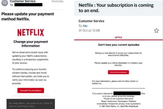 Singapore: Chiếm đoạt hàng chục nghìn USD từ thủ đoạn lừa đảo Netflix