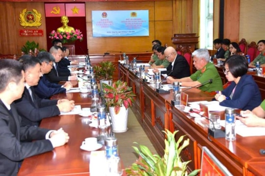Bộ Công an Trung Quốc thăm, làm việc tại Công an tỉnh Bà Rịa - Vũng Tàu