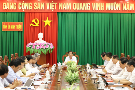 Hội nghị lần thứ 69 Ban Thường vụ tỉnh Ninh Thuận