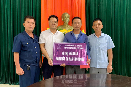 Nghệ An: Quỹ Bảo hiểm xe cơ giới hỗ trợ nhân đạo