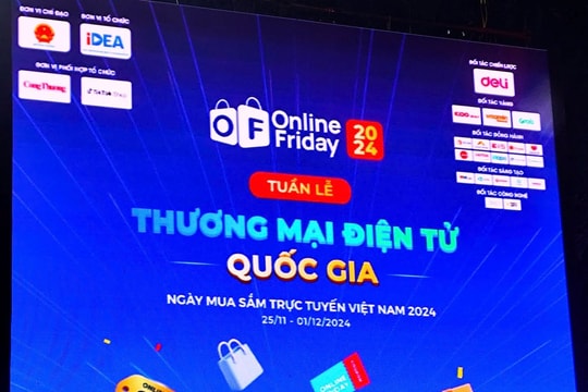 Online Friday 2024: Doanh nghiệp tung hàng nghìn Voucher kích cầu tiêu dùng