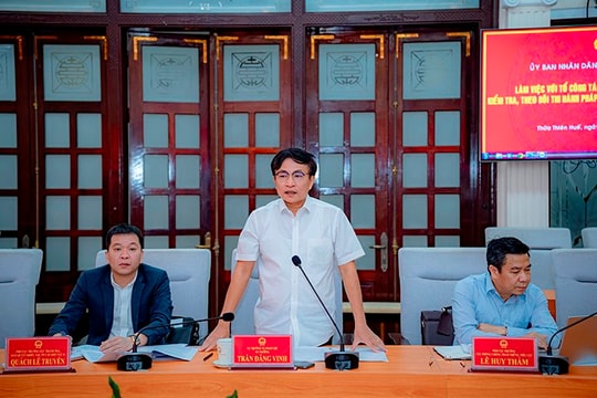 TT-Huế: Kiểm tra, theo dõi thi hành pháp luật về phòng, chống tham nhũng