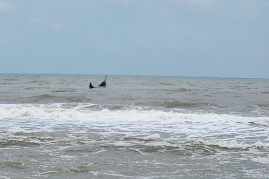 Ứng cứu nhiều ngư dân đang đánh bắt cá bị sóng đánh chìm