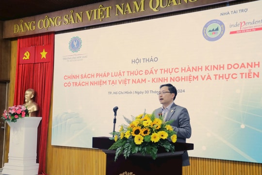 Chính sách pháp luật thúc đẩy thực hành kinh doanh có trách nhiệm tại Việt Nam – kinh nghiệm và thực tiễn