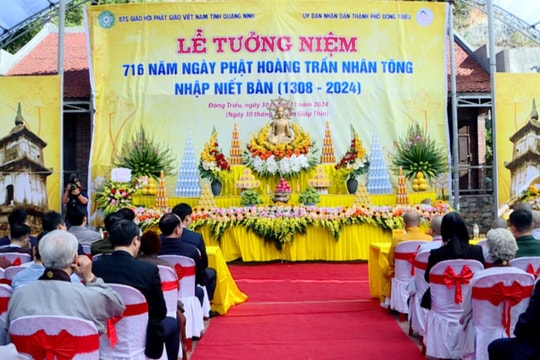 Tưởng niệm 716 năm Phật Hoàng Trần Nhân Tông nhập niết bàn