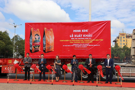Xuất khẩu lô cà phê thành phẩm đầu tiên đến Hoa Kỳ
