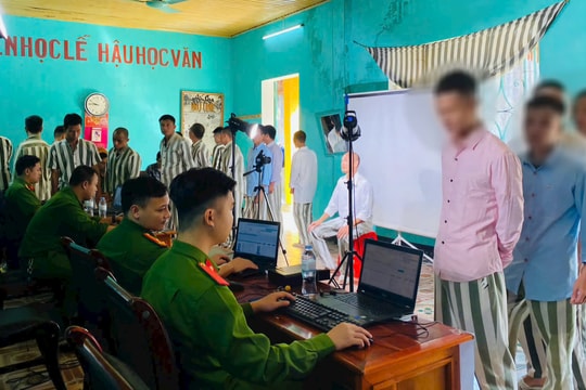 Cấp thẻ Căn cước cho hơn 15 nghìn phạm nhân