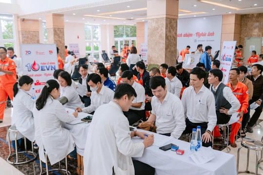 Điện lực TT-Huế hiến máu nhân Tuần lễ hồng EVN lần thứ X năm 2024