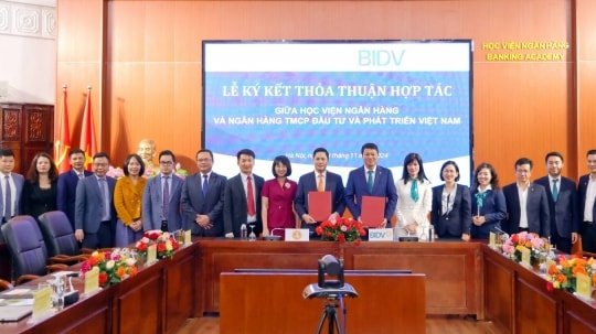 BIDV và Học viện Ngân hàng tăng cường hợp tác