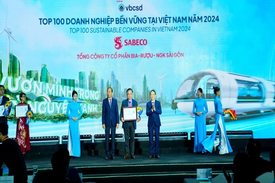 Sabeco tiếp tục là một trong các doanh nghiệp phát triển bền vững hàng đầu tại Việt Nam