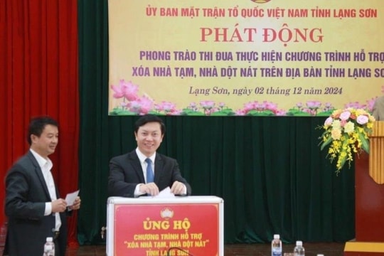 Lạng Sơn phát động chương trình xóa nhà tạm, nhà dột nát