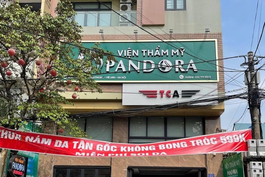 Hà Nội: Spa Pandora Mê Linh bị phạt 40 triệu đồng