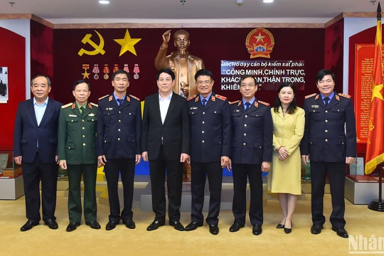 Chủ tịch nước Lương Cường làm việc với Viện Kiểm sát nhân dân tối cao