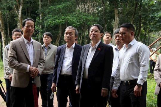 Phó Chủ tịch Quốc hội khảo sát công tác trùng tu tại Mỹ Sơn