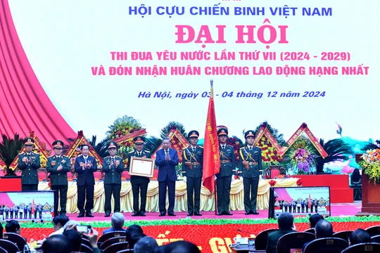 Tổng Bí thư Tô Lâm dự Đại hội Thi đua yêu nước lần thứ VII của Hội Cựu chiến binh Việt Nam