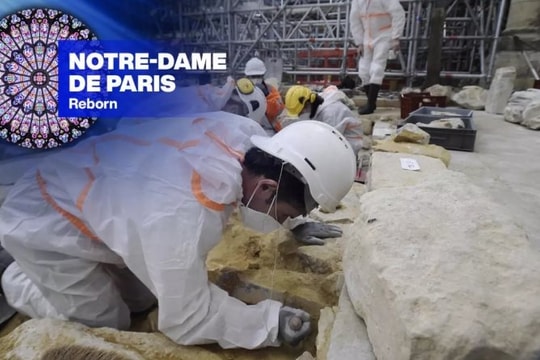 "2.000 năm lịch sử được phát hiện" khi trùng tu lại Nhà thờ Đức Bà Paris