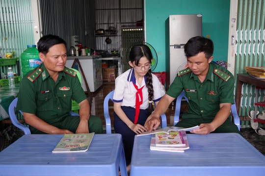 Đồn Biên phòng Khánh Hội thực hiện tốt công tác an sinh xã hội