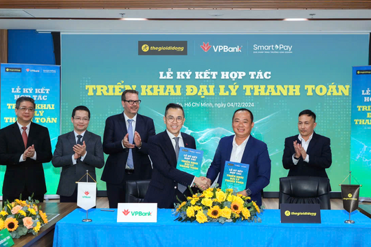VPBank và Thế Giới Di Động hợp tác triển khai mô hình đại lý thanh toán