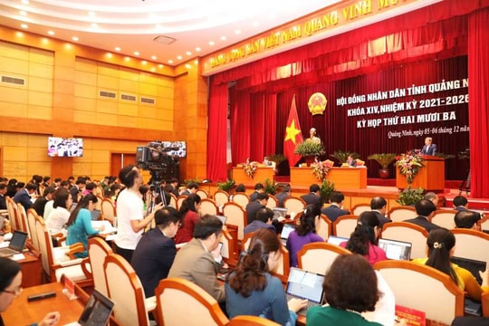 Quảng Ninh khai mạc Kỳ họp thứ 23 HĐND tỉnh