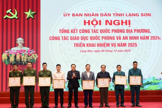 Lạng Sơn: Nâng tầm nhiệm vụ quốc phòng, củng cố an ninh biên giới năm 2025
