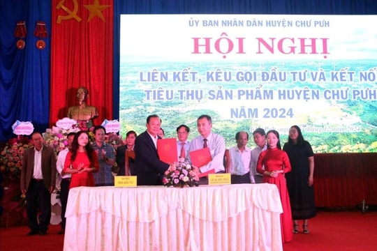Huyện Chư Pưh: Gần 11 nghìn tỷ đồng được ký kết biên bản ghi nhớ liên kết, hợp tác đầu tư