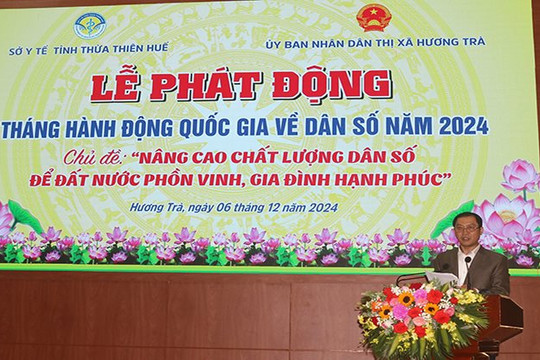 Phát động tháng hành động Quốc gia về Dân số năm 2024