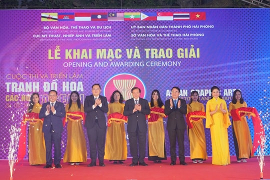 530 tác phẩm tham gia Cuộc thi và Triển lãm tranh đồ họa các nước ASEAN