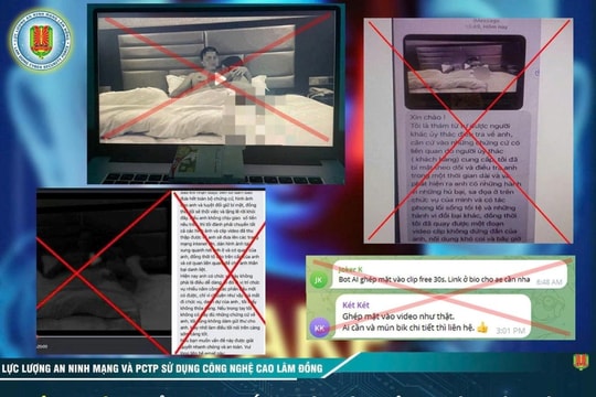 Lâm Đồng: Cảnh báo thủ đoạn tống tiền ghép ảnh cá nhân vào clip nhạy cảm