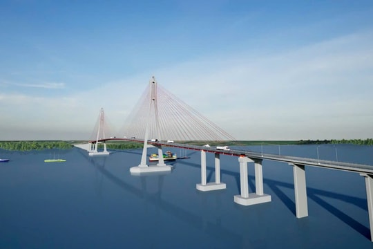 Triển khai thi công cầu Đại Ngãi 1