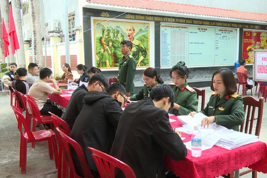 Hải Phòng: Yêu cầu xử lý nghiêm hành vi vi phạm về nghĩa vụ quân sự