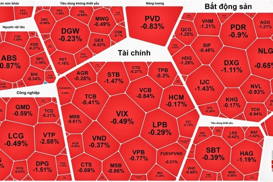 VN-Index giảm nhẹ, thanh khoản thấp