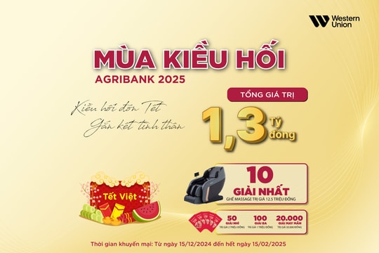 Mùa kiều hối Agribank 2025 "Kiều hối đón tết - gắn kết tình thân"