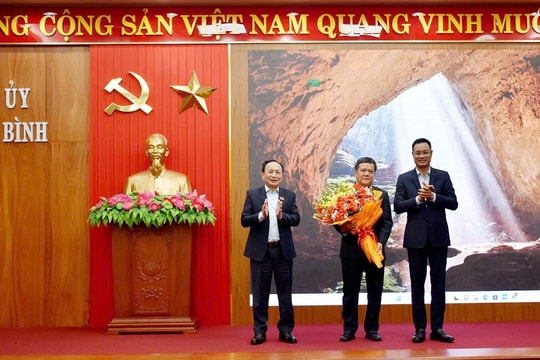 Ông Trần Phong được bầu giữ chức Phó Bí thư Tỉnh ủy Quảng Bình, nhiệm kỳ 2020-2025