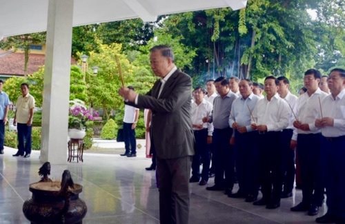 Tổng Bí thư Tô Lâm thăm, làm việc tại Đồng Tháp