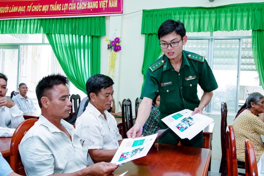 Tuyên truyền phổ biến, giáo dục pháp luật cho cán bộ, nhân dân khu vực biên giới biển