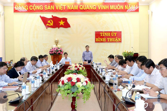 Bình Thuận tập trung đôn đốc giải ngân vốn đầu tư công