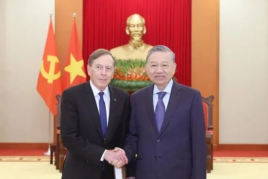 Tổng Bí thư Tô Lâm tiếp Đại tướng David Petraeus - đồng sở hữu Quỹ KKR kiêm Chủ tịch Viện Toàn cầu Quỹ KKR