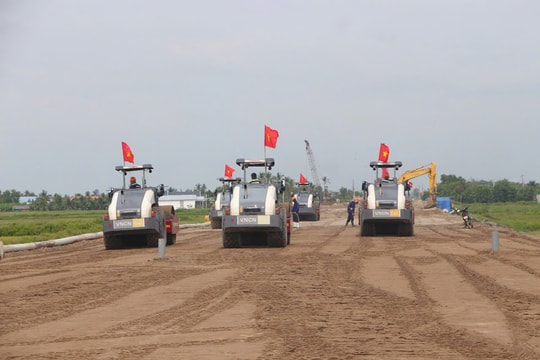 Tăng tốc thi công cao tốc Cần Thơ – Cà Mau