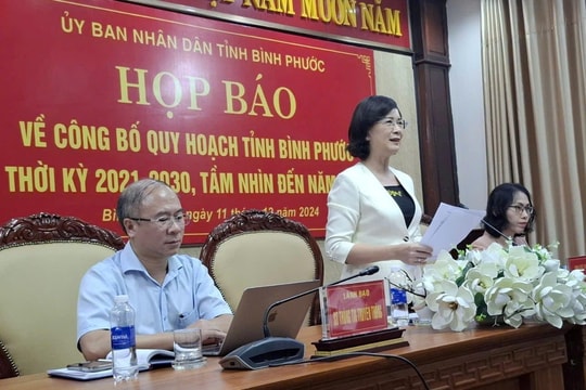 Bình Phước họp báo công bố quy hoạch tỉnh thời kỳ 2021-2030, tầm nhìn đến năm 2050