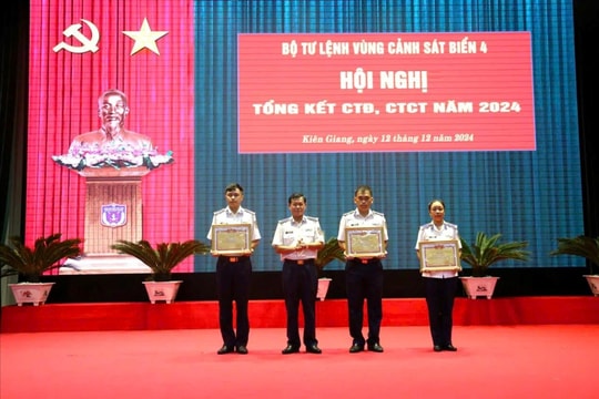 BTL Vùng Cảnh sát biển 4 triển khai đồng bộ, toàn diện, có hiệu quả hoạt động CTĐ, CTCT