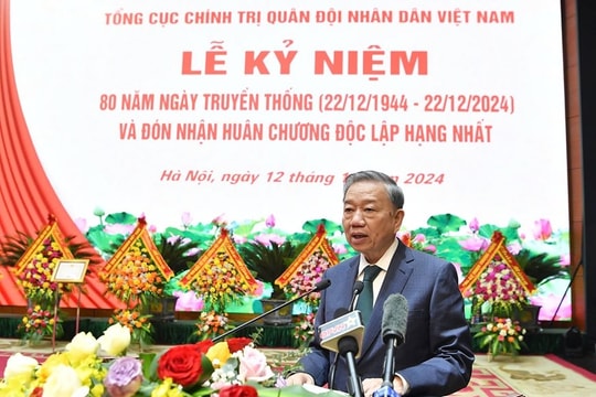 Tổng Bí thư Tô Lâm: Xây dựng Quân đội vững mạnh về chính trị - nhân tố quan trọng hàng đầu của Quân đội cách mạng