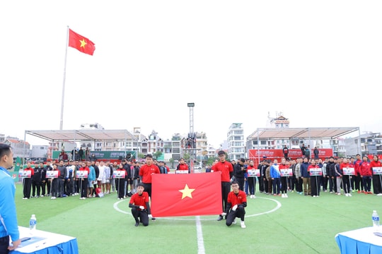 130 vận động viên tranh tài tại Giải bóng đá Thanh niên nông thôn 2024