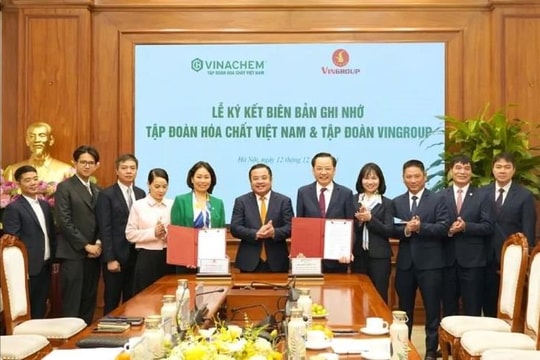 Vinachem và Vingroup ký kết Biên bản ghi nhớ hợp tác chiến lược (MOU)