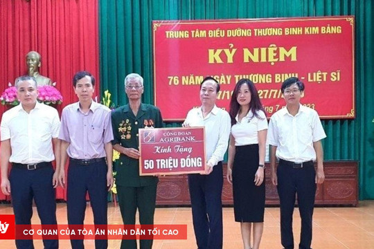 Công đoàn Agribank với hoạt động đền ơn, đáp nghĩa ngày Thương binh - Liệt sỹ
