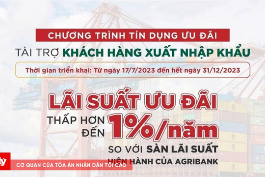 Agribank dành 25.000 tỷ đồng ưu đãi lãi suất tài trợ khách hàng xuất, nhập khẩu năm 2023