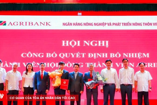 Hội nghị công bố quyết định bổ nhiệm nhân sự cấp cao Agribank