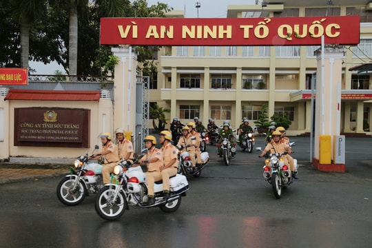 Công an Sóc Trăng ra quân tấn công, trấn áp tội phạm dịp Tết Nguyên đán
