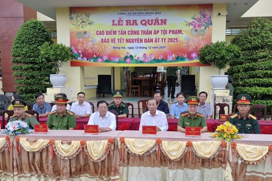 Huyện Đông Hải (Bạc Liêu): Ra quân cao điểm tấn công trấn áp tội phạm