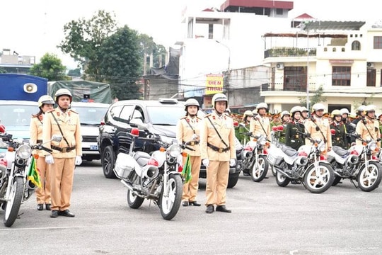 Bắc Kạn ra quân cao điểm bảo đảm an ninh trật tự Tết Nguyên đán 2025
